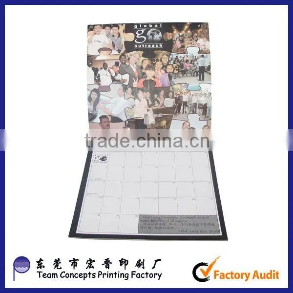 Wall calendar printing