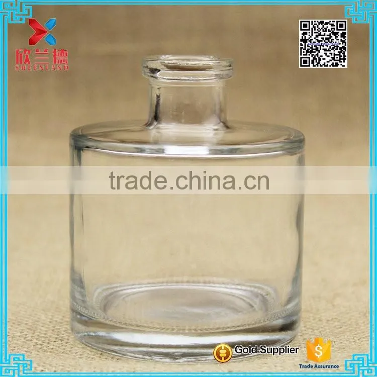 200ml high quality round fragrance aroma diffuser glass bottle with cork