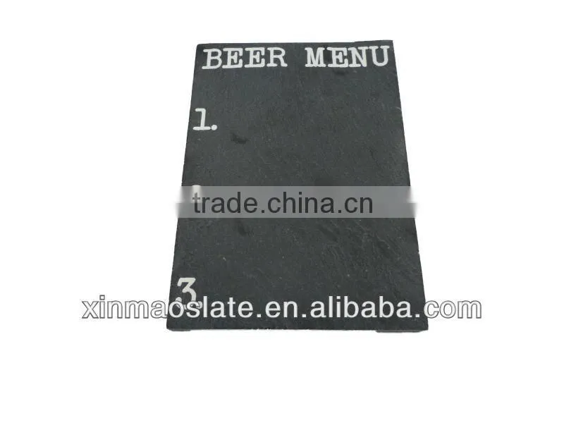 factory direct print laser or slate memo board slate chalk board