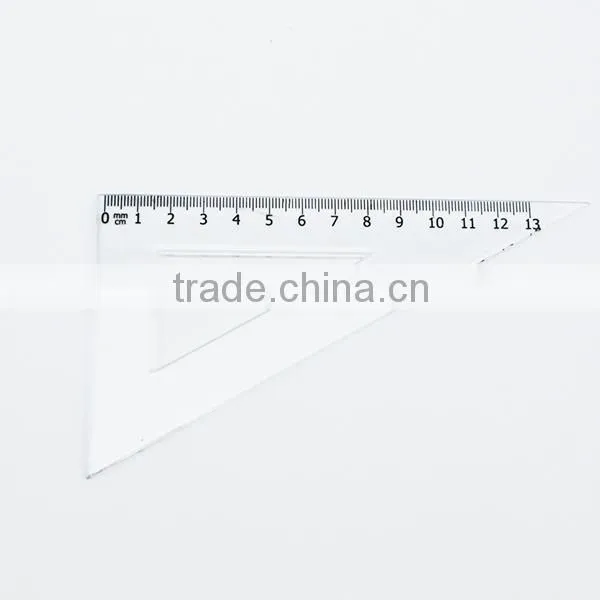 Hot Sale High Quality 20cm Geometric Plastic Ruler Triangle Protractor Set