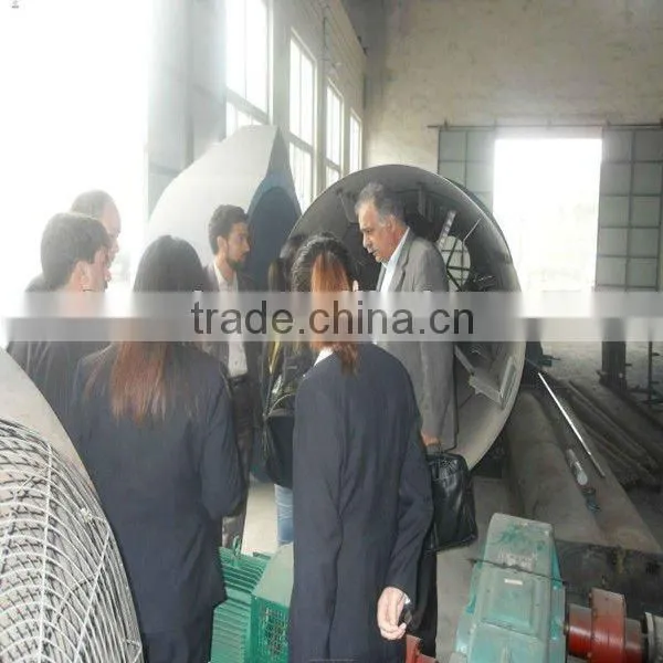 Low noise 2.2m*18m chicken manure rotary drier for compound fertilizer