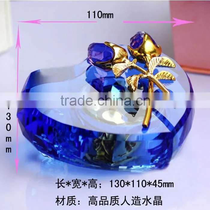 Crystal Heart Shape Music Box for Wedding Gift