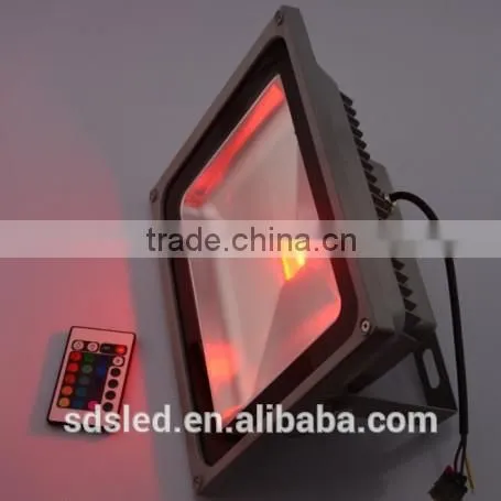 LED rgb led floodlight 50W IP65 Integrated Grey rgb led flood light