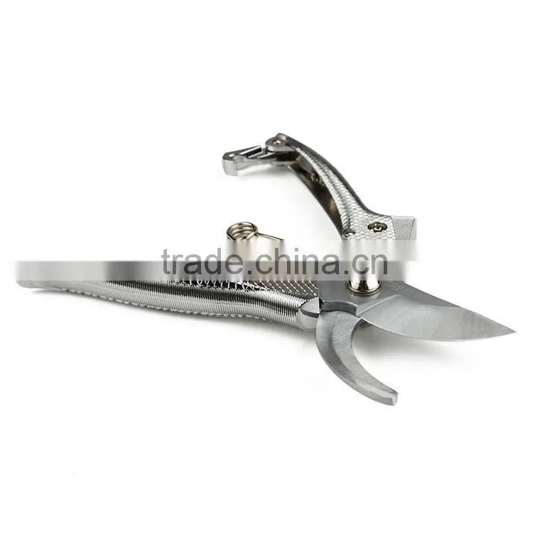 New Design Golden Bypass Hand Garden Pruners With Sharp Shears