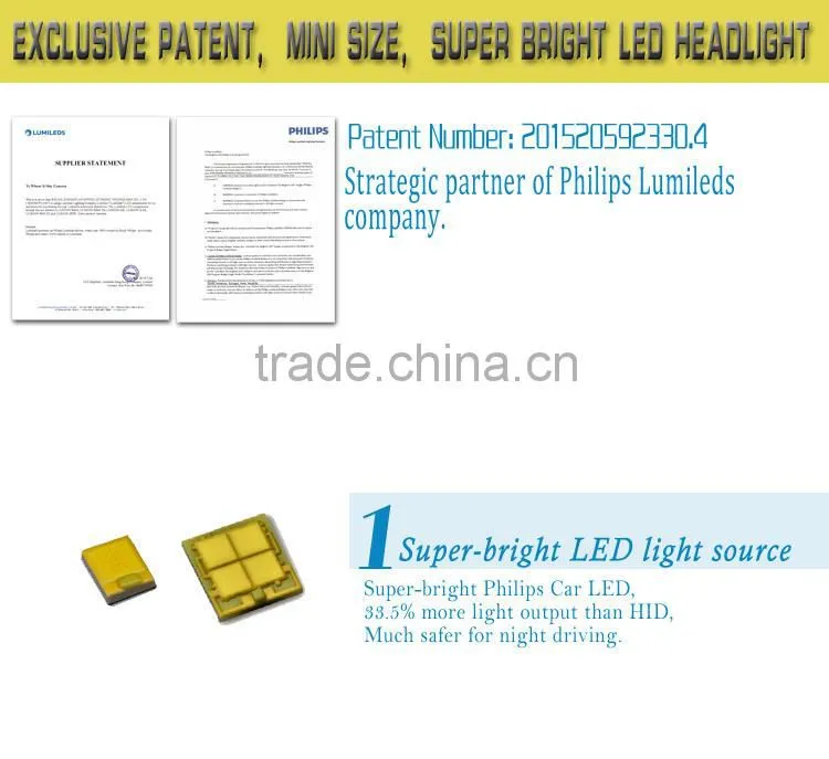Best selling products in America led light, 55w h4, h8h7 HB3 HB4 H13 9004 9007 H16 9012 D1, D2, D3, D4 P6 Led headlght auto