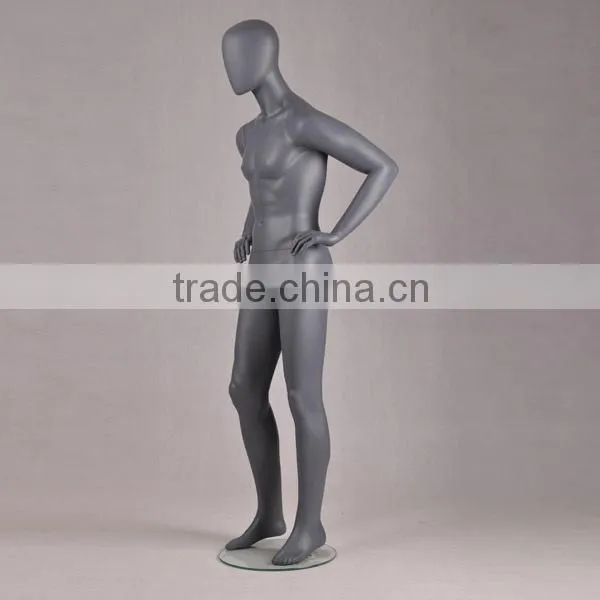Adjustable sexy lifelike male mannequin for sale