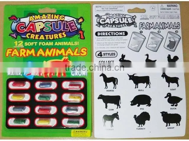 Magic Dinosaur Growing Capsule,Growing sponge capsules toys
