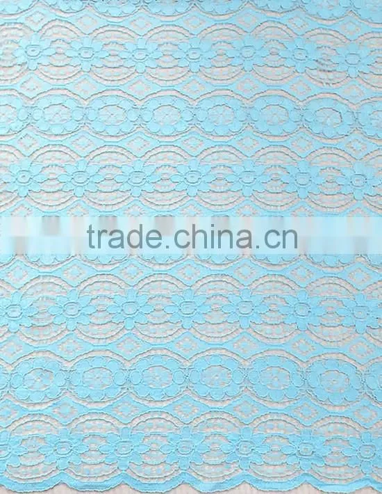Wholesale High Quality Nylon/Cotton Strand Lace Fabric T8059