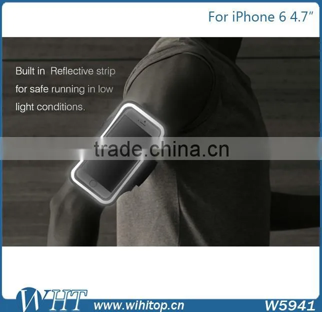 Waterproof Sports Running Armband Case for iPhone 6 4.7 inch Belt Wrist Strap