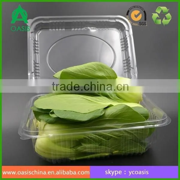 Plastic clear fruit vegetable packaging box