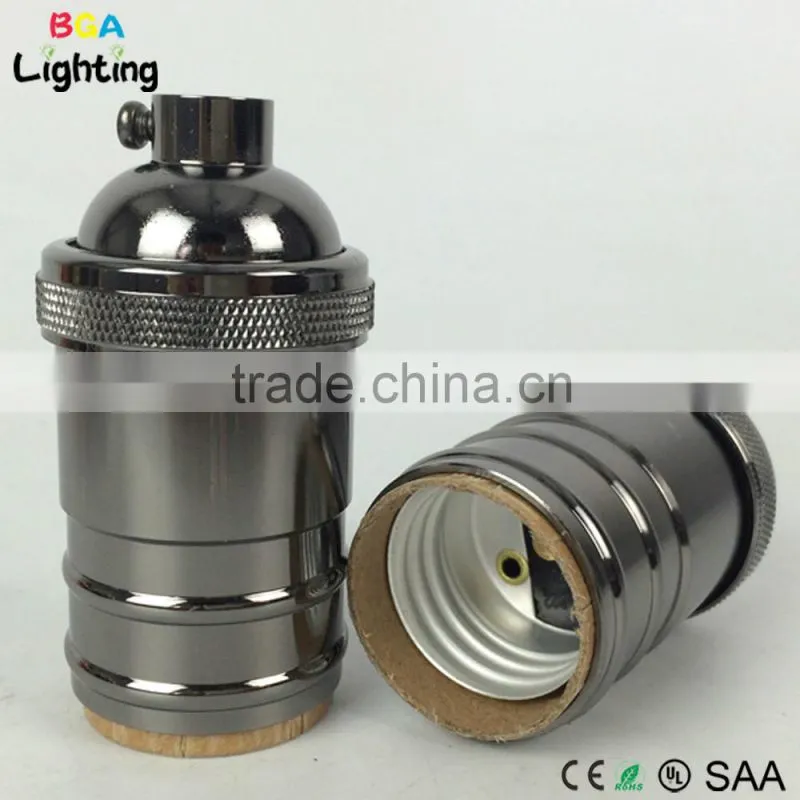 CE E27 Brass vintage edison pendant light Socket For DIY Ceiling Light