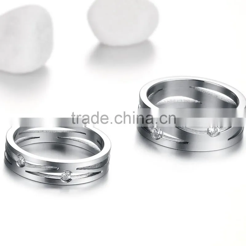 High Quality Silver Couple Rings Jewelry Peruvian Wedding Rings