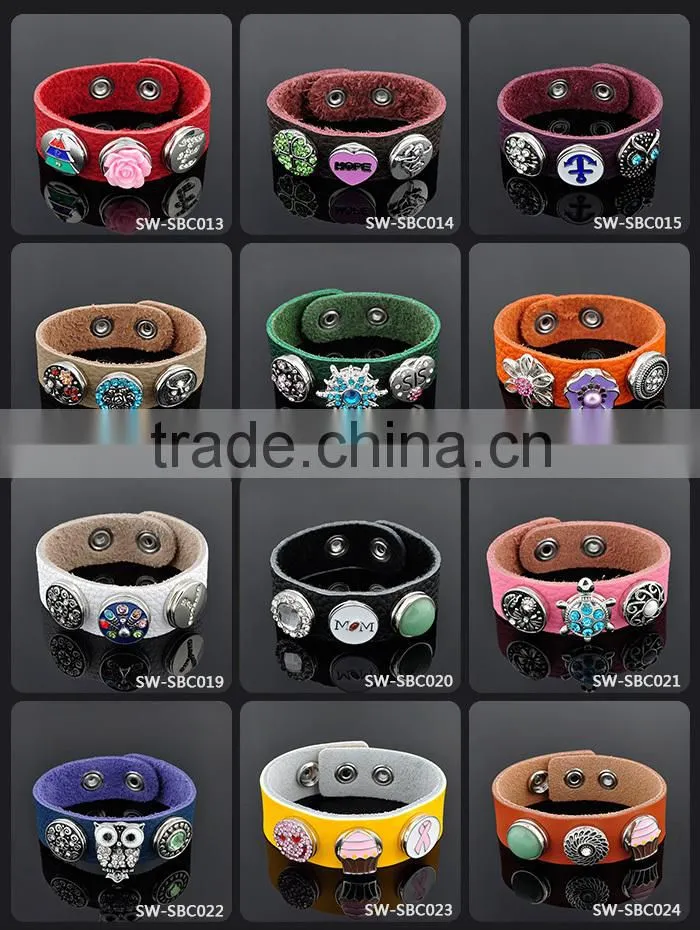 2015 Hot Snap Rings, Snap Buttons OWL Ring
