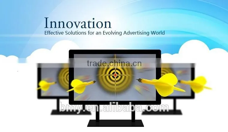 Factory outlet glasses-free 3 d advertising machine, support custom size and 3 d video