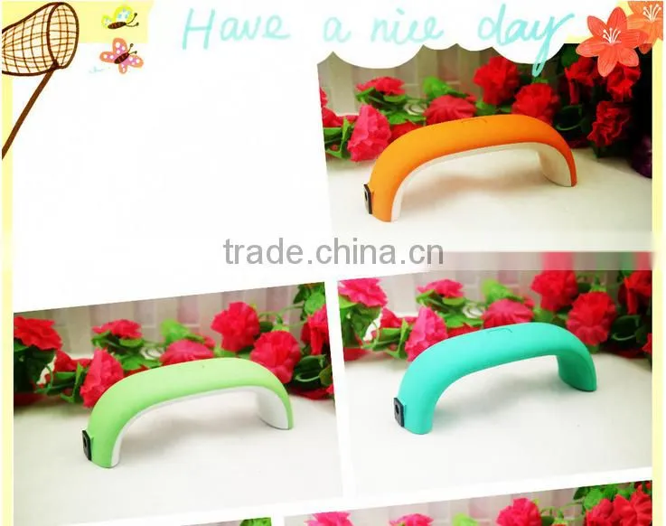 Amazon New Portable (395mm~405mm)9W Rainbow LED Lamp 6atts LED Nail Light mini nail LED dryer