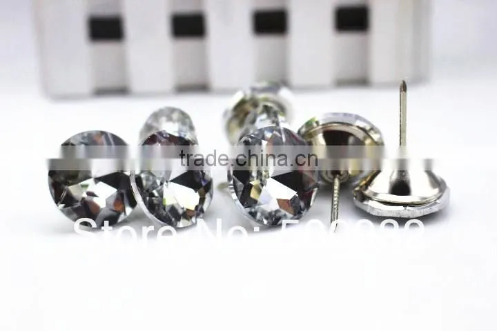 25mm Crystal button glass button for sofa adornment
