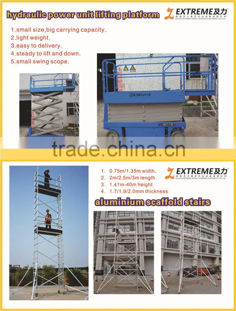 10m scaffolding system used