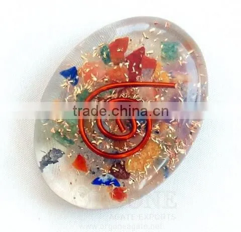 Wholesale Yellow Aventurine Orgone Oval Usai Reiki Set : Orgone Manufacture Khambhat