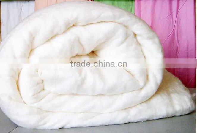 washable silk wadding for garment