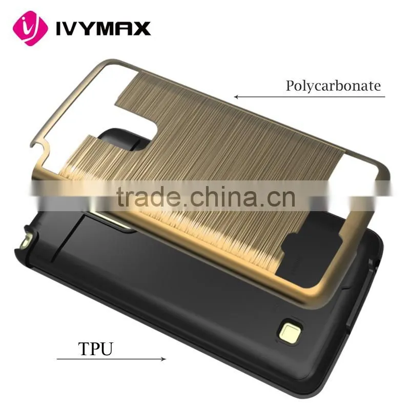 New arrival wholesale motomo ultra thin armor brushed PC+TPU cell phone case for LG stylo2 plus