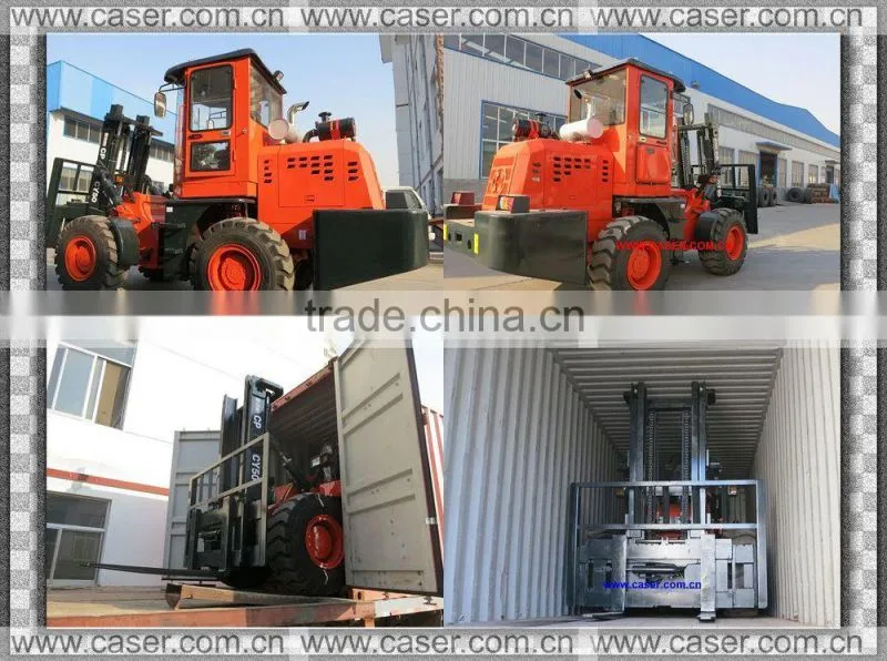 5ton truck forklift, Full hydraulic forklift, CE and 4WD forklift truck
