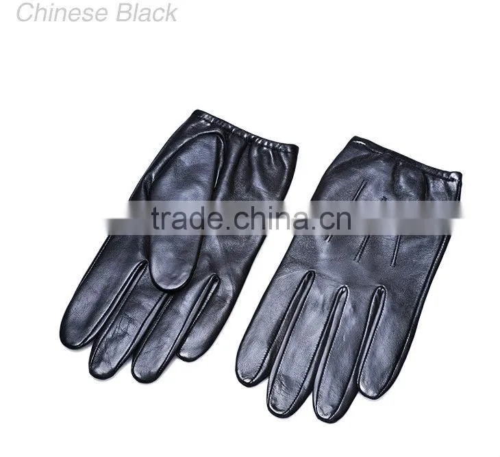 men genuine leather elastic glove importer