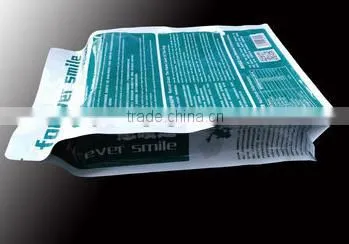 Pet Foodflat bottom bag with Zipper, Food-grade Laminated Materials