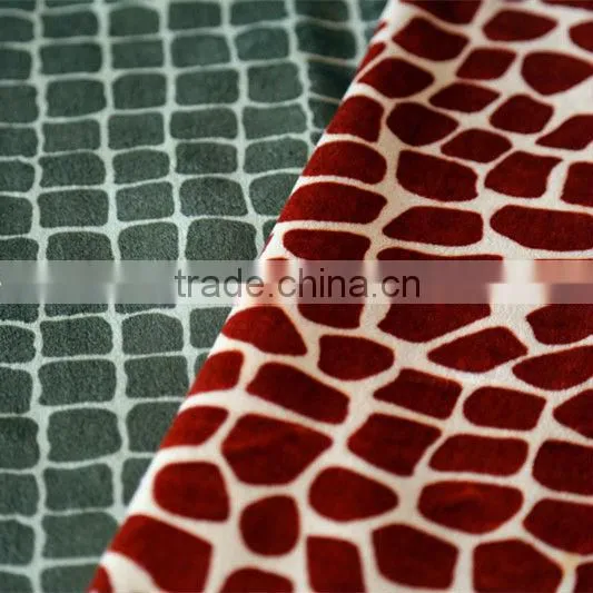 Animal Print Velour Fabric