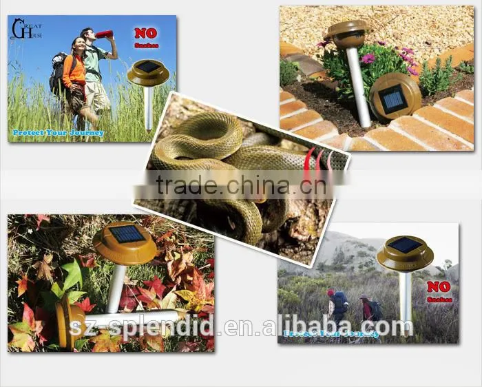Pest control Patent Energy-saving Solar Vibration Snake Repeller GH-318