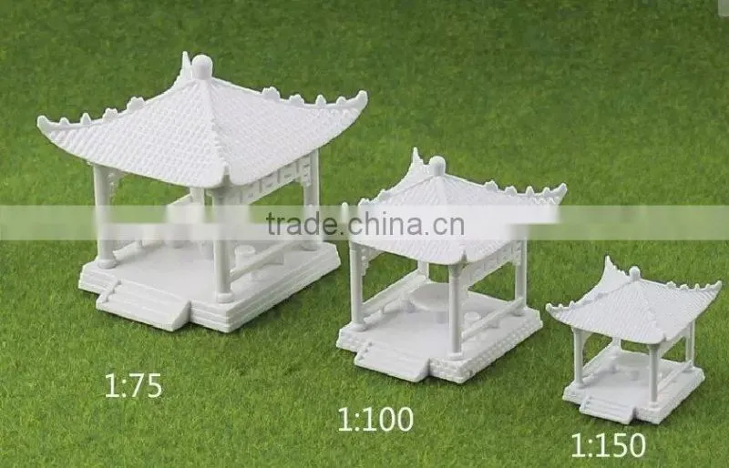 scale model buidlingsin articial crafits park model