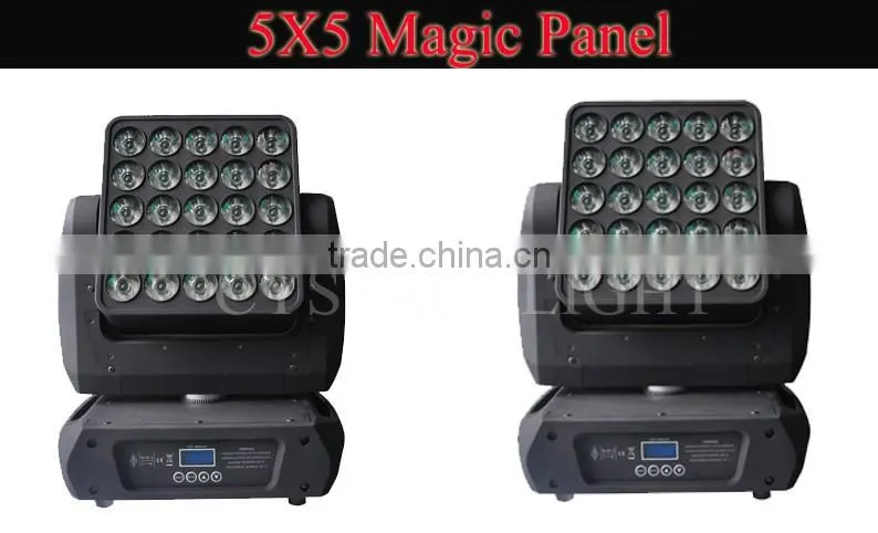 25x15W Matrix Light Beam Moving Head Light 5x5 Led Matrix