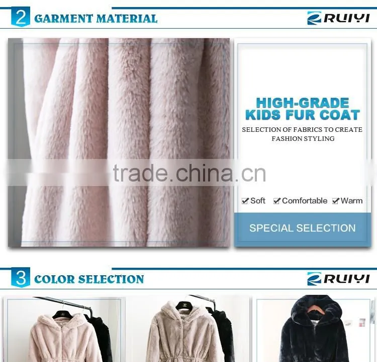 Korean stylish cashmere artificial fur coat for women