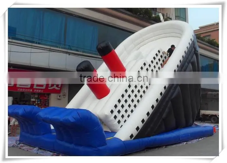 colorful largest commercial used kids adults inflatable water slide, inflatable water park for amusement park
