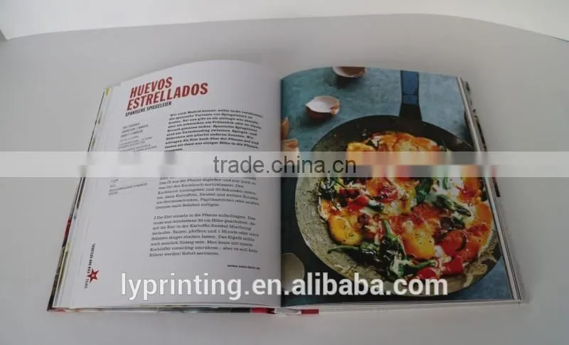 Printing High Quality Hard Cover Cookbook Books for Sale