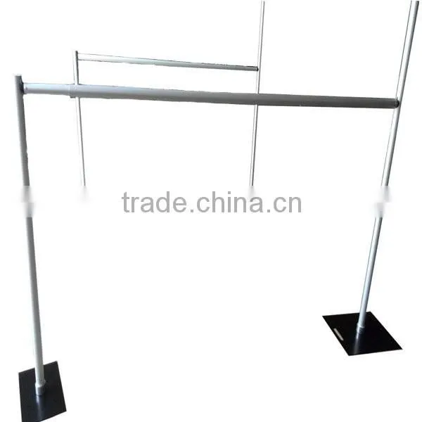 Tradeshow booth structure pipe and drape hot selling 10ft x10ft Convention curtain and pipe kits