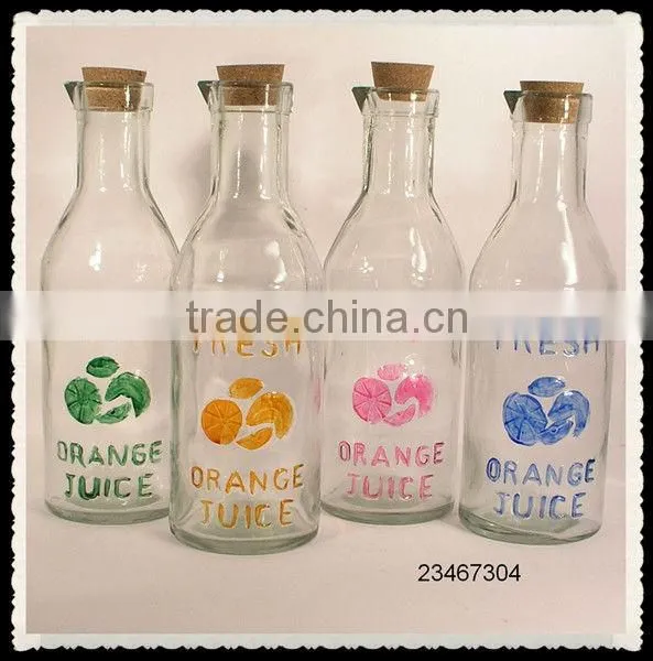 glass oil bottle