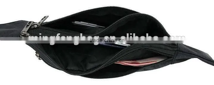 Fashion Cheap New Sport Waist Blue Black Wallet Outside Pockets QB004