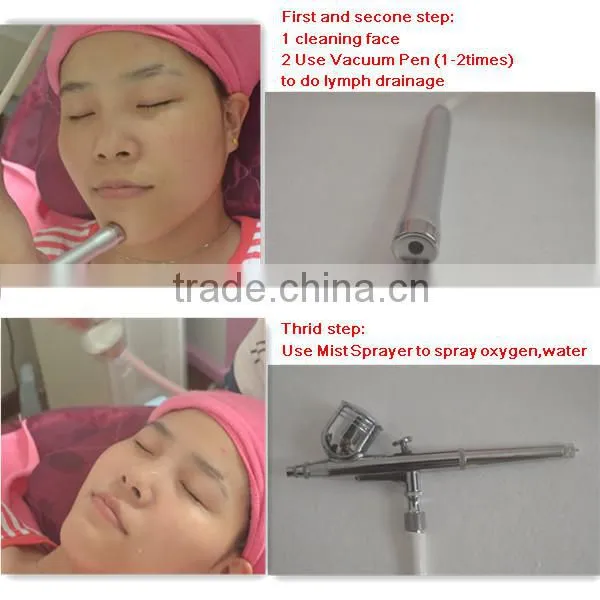 2014 CE approval newest skin whitening water&oxygen jet machine