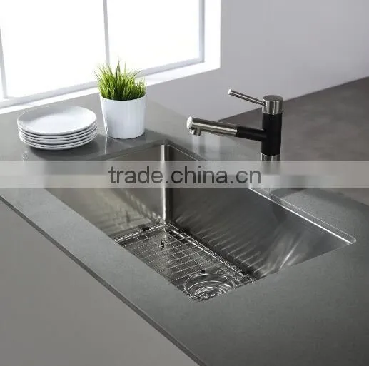 CUPC Certified Undermount Handmade Single Stainless Steel Kitchen Sink HS3018