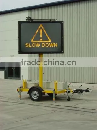 Australian standard solar traffic LED trailer signs VMS