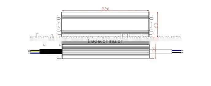 CE RoHS approved 150w IP67 switching power supply led driver 24v led transformer