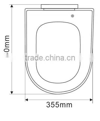 Bathroom fitting quality slowly down toilet wc Seat And Cover