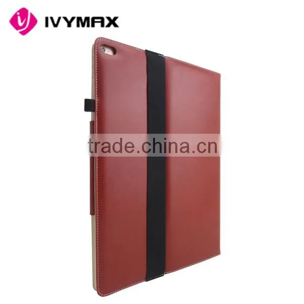 wholesale PU leather case for IPad Pro flip with stander mobile phone case