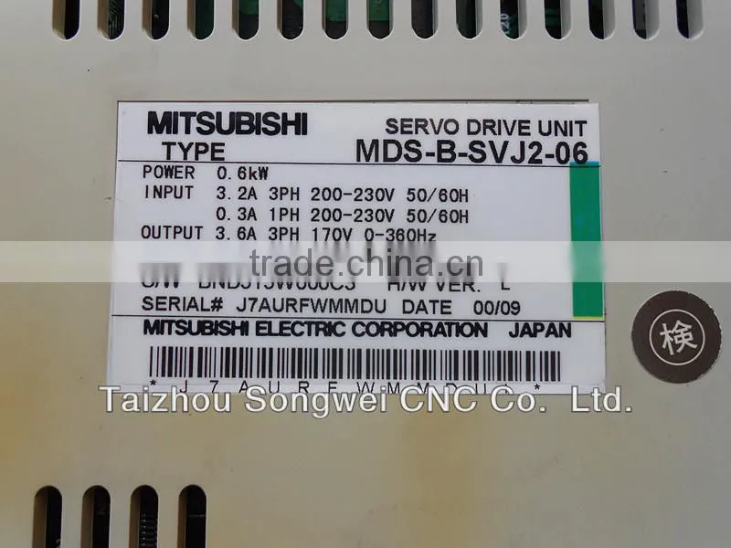 MITSUBISHI 100% tested servo drive MDS-B-SVJ2-06 imported original warranty for three months