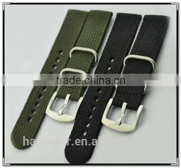 PVD buckle high quality fashion nato band adjustable custom watch band parts