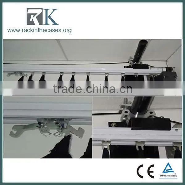 Trade Show Use Motorized wireless electric curtain electric curtain track