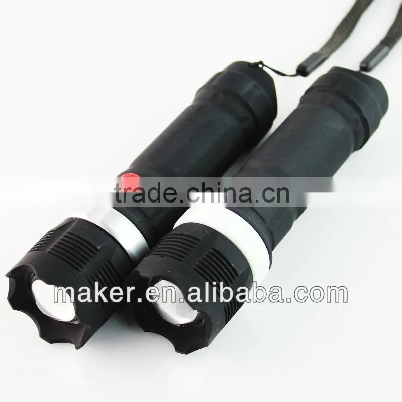 NPFN 1055 Zoom Adjustable Plastic Flashlight
