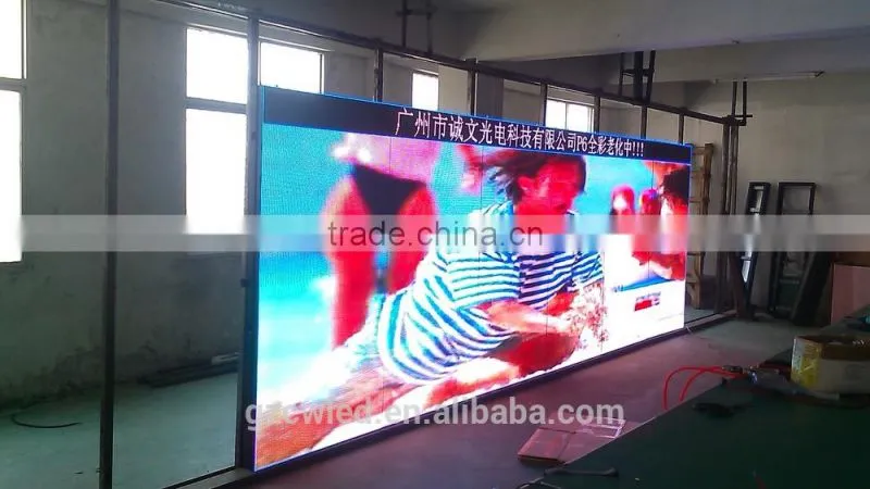 2015 hot sale p6 indoor full color 1R1G1B led display