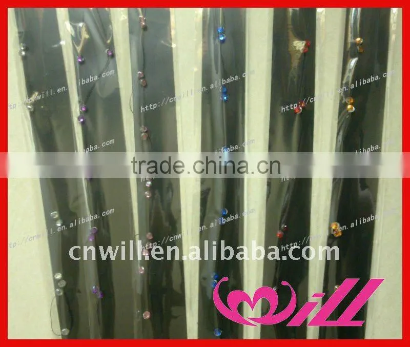 beautiful girl's hair crystals string crystal hair extension strand