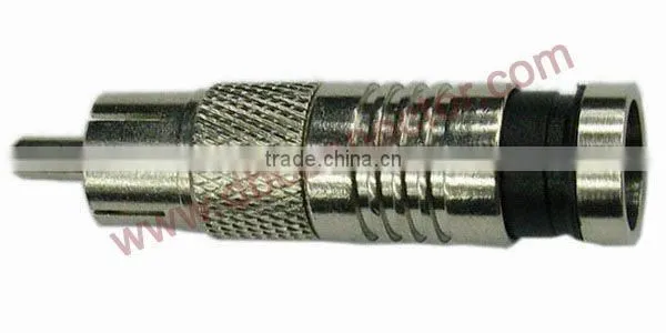 F to Male RCA Audio Adapters
